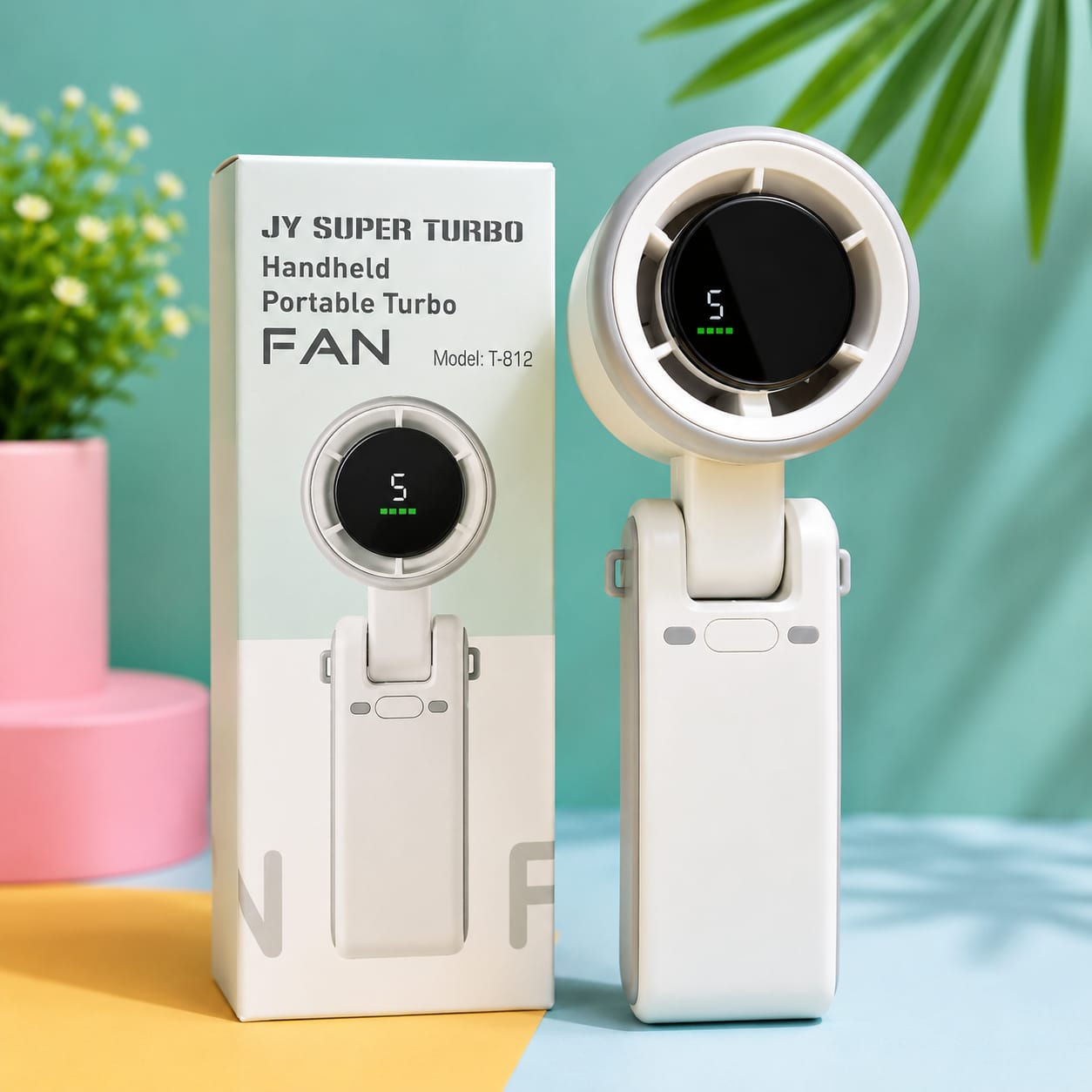 product1 Xundd XDOT-065 Folding High Speed Handheld Fan - Image 1